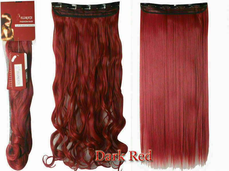 5 Clip 100% Natürliche Echthaar Extensions Vollkopf Ombre Glatt Schwarz Blond - Bild 26 von 35