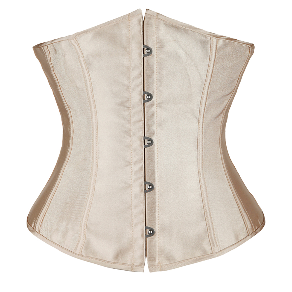 Women's Sexy Lace Up Corset Bustier Body Shaper Waist Cincher Tops Lingerie ZYL - Picture 18 of 19