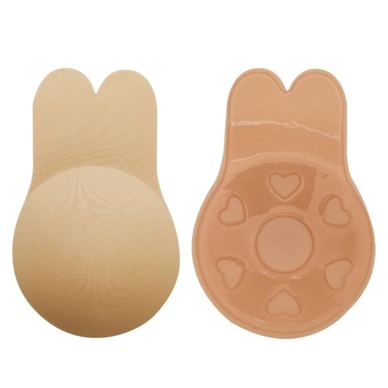 Women's Strapless Invisible Bra Silicone Self-Adhesive Push Up Rabbit Sticky ZYL - Picture 11 of 12