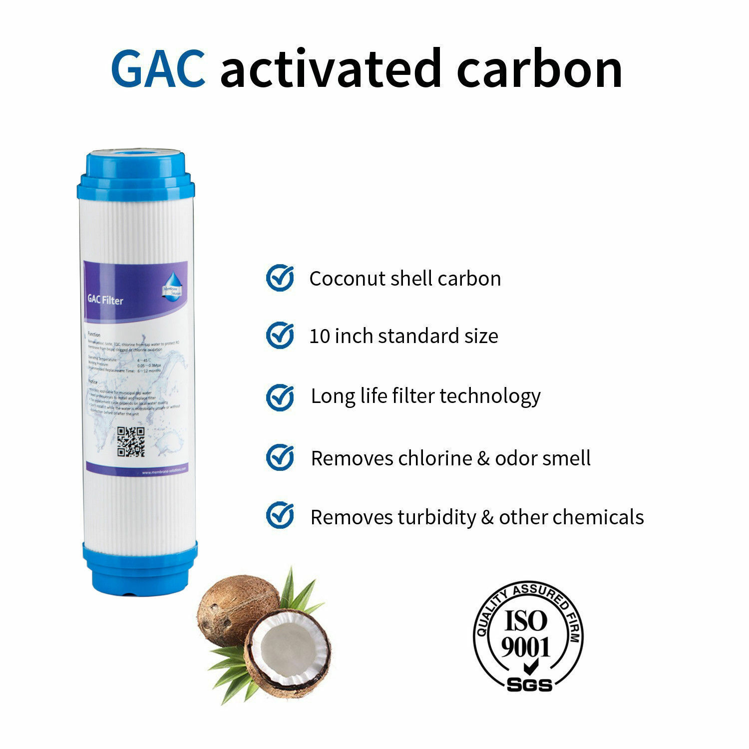 3X Water Filter Replacement Sediment Cartridges for 3 Stage Filteration