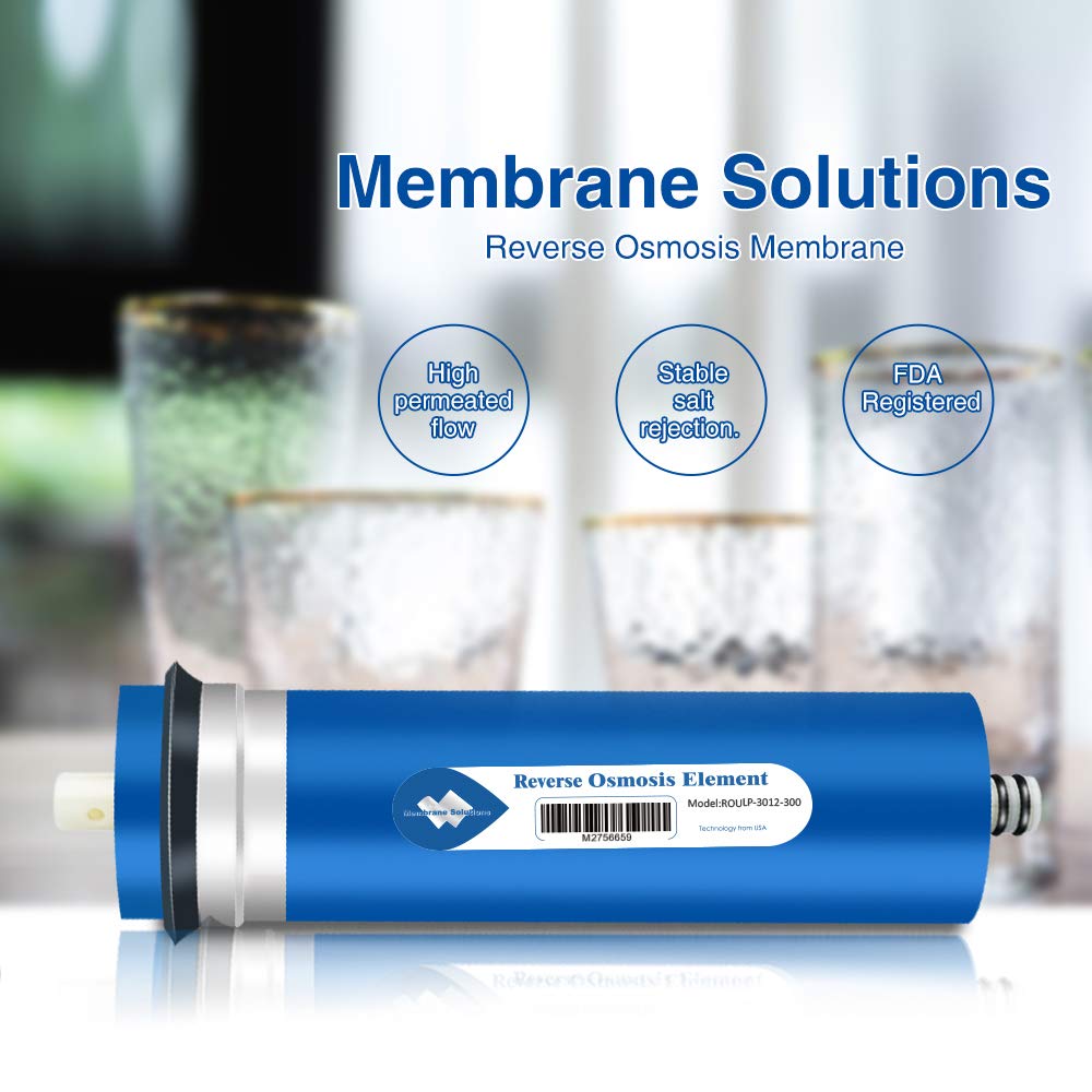 2Pk 300GPD RO Membrane for+Housing Fit Standard Undersink Reverse ...