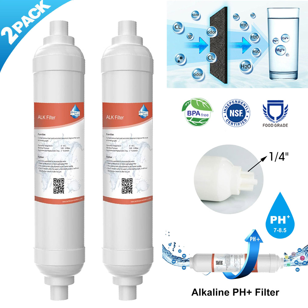 Alkaline Filter - Mineral Water Filter Replacement - Ph+ Inline Filter 