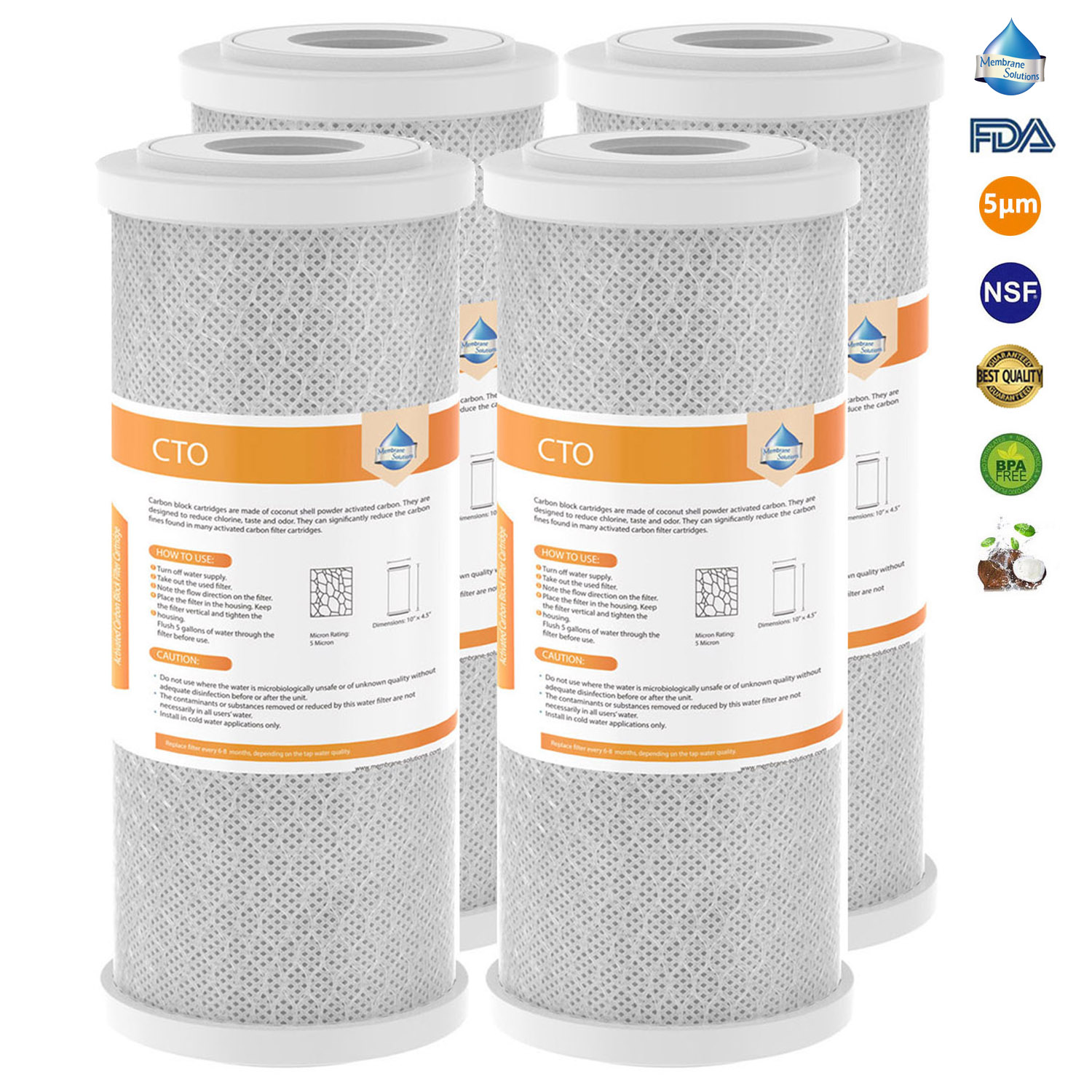 filter carbon block whole replacement