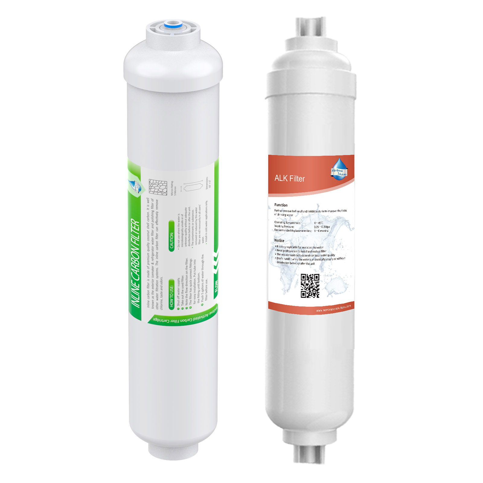 FILTER T33 Reverse Osmosis Systems fits All Housings,Replacement Water Cartridges for Drinking Water 