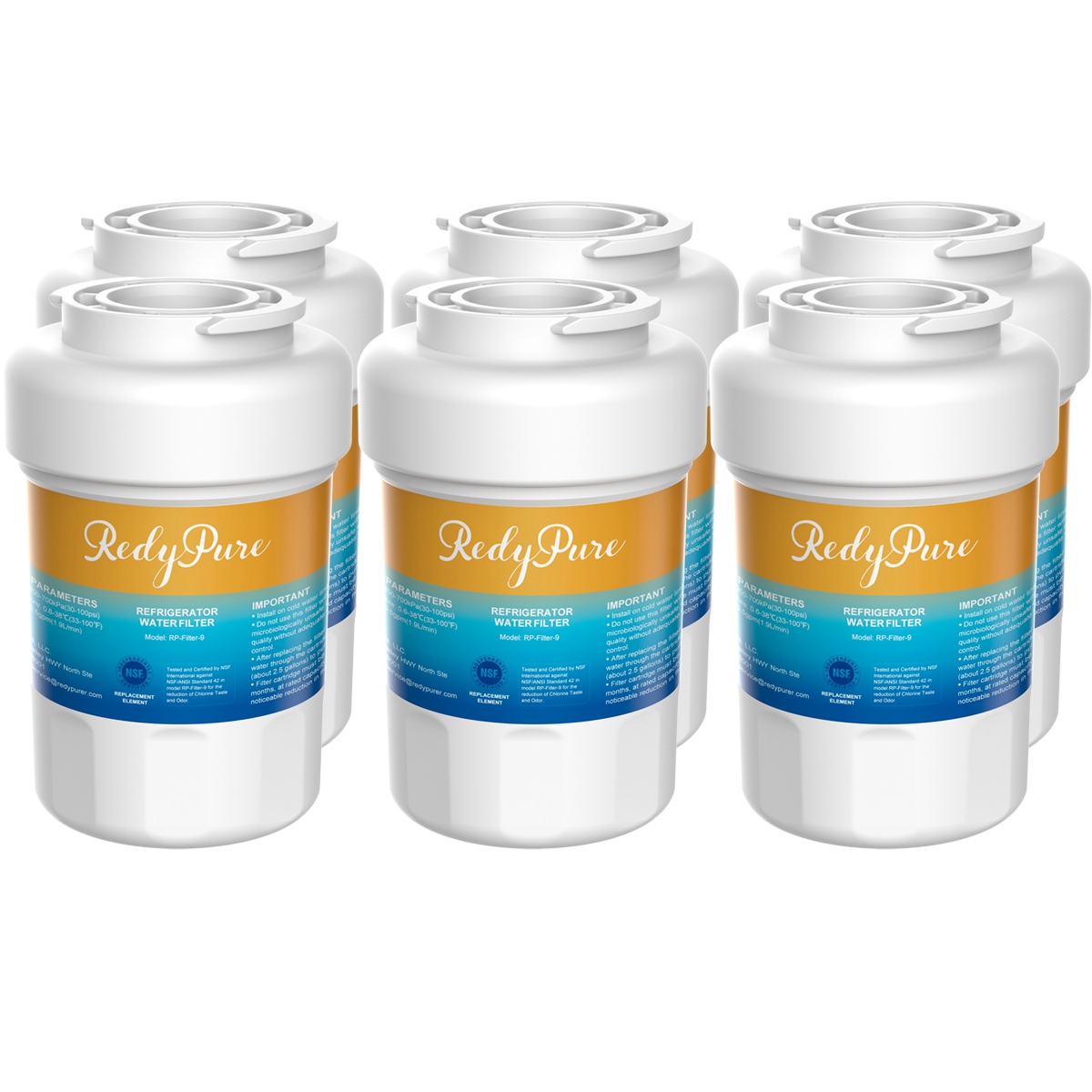 12 Pack Refrigerator Sediment Water Filter Fit for GE MWF WS613B