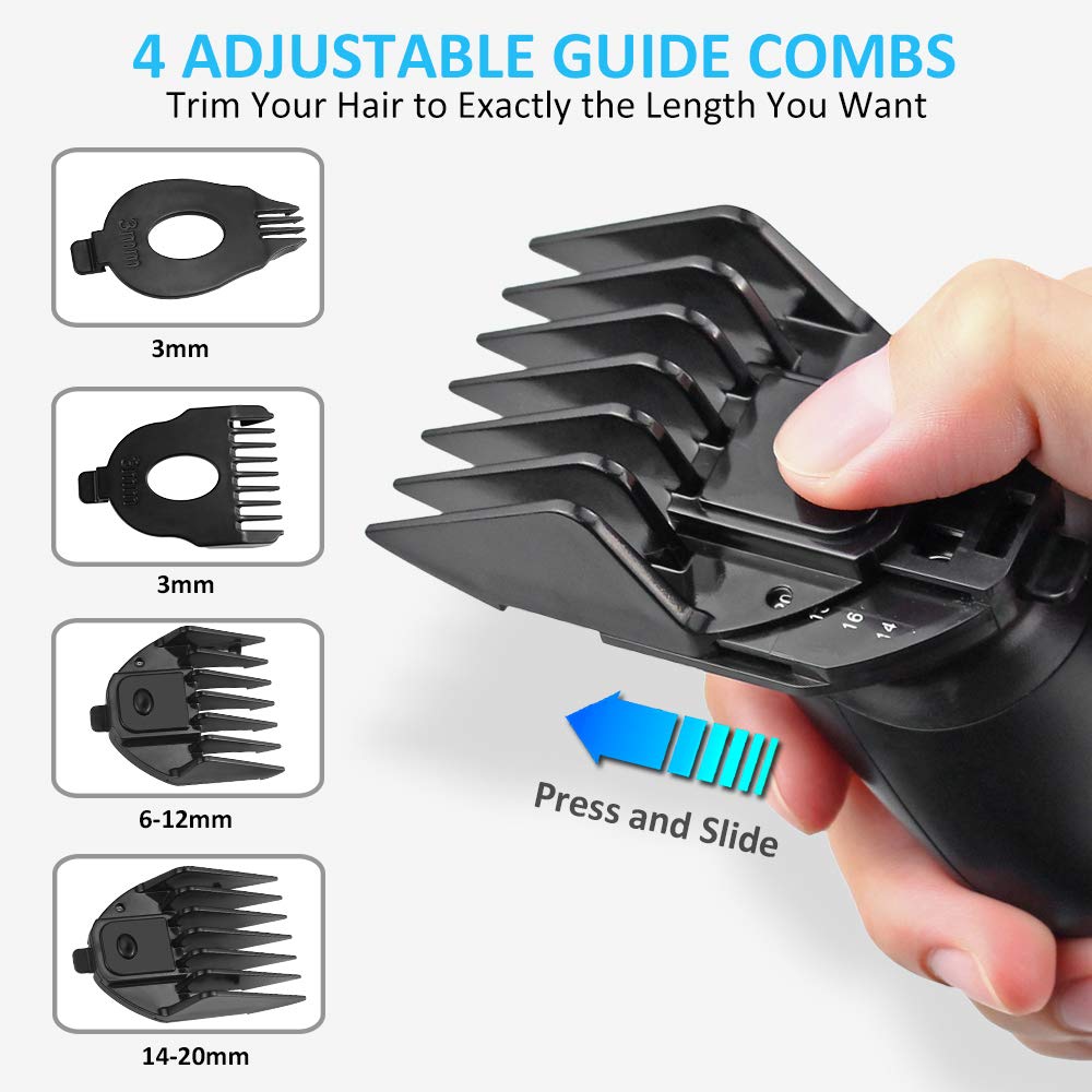 Electric Pro Li Liner Grooming Cordless Cutting T-Blade Trimmer Set ...