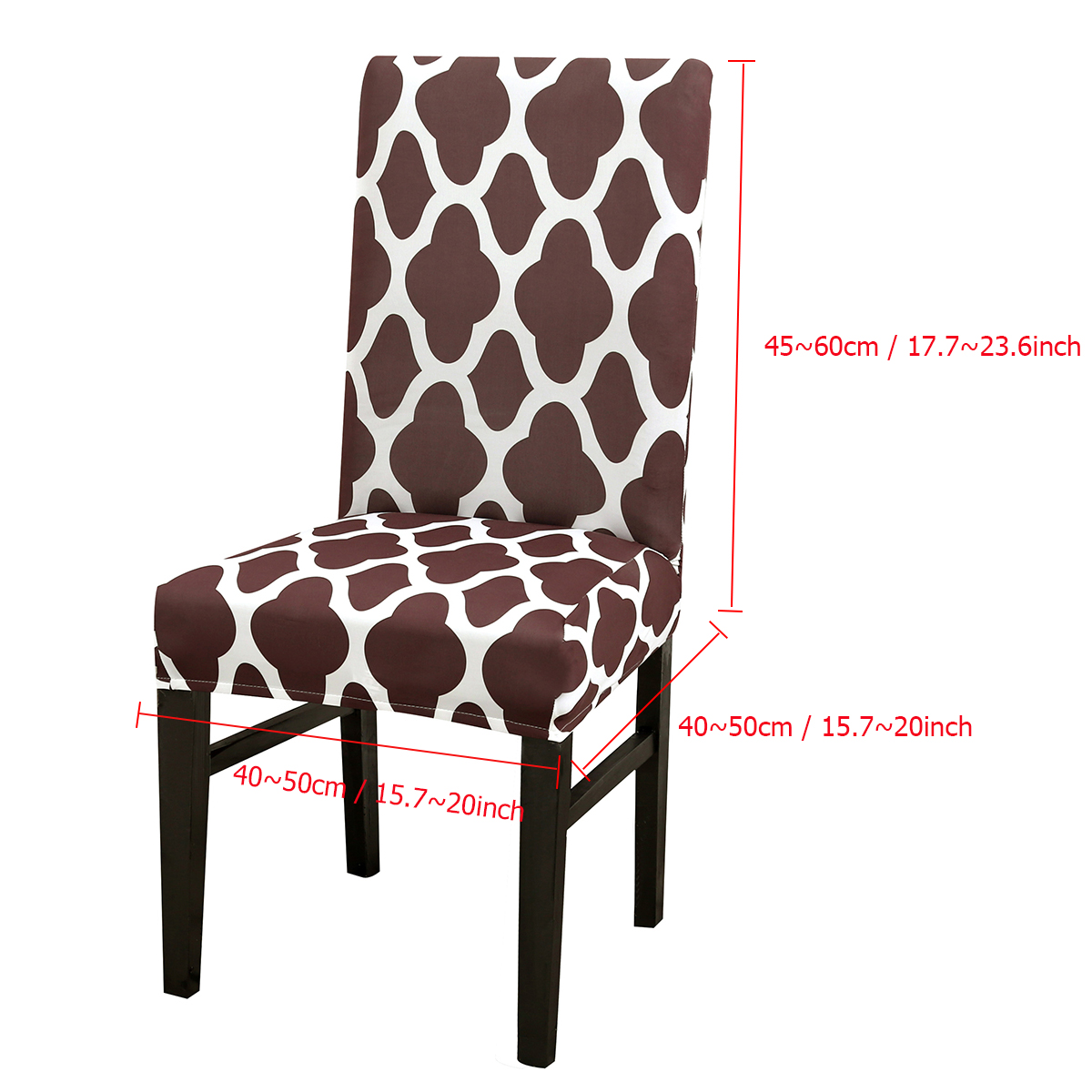 12/4/6pcs Stretch Dining Chair Seat Covers Removable Cushion Slipcover Protector 