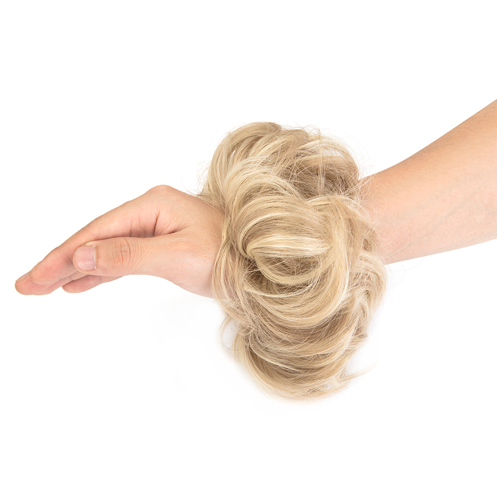 Hair Bun Ponytail Scrunchie Messy Wavy Elastic Band Extension Hairpiece Chignon - Picture 55 of 71
