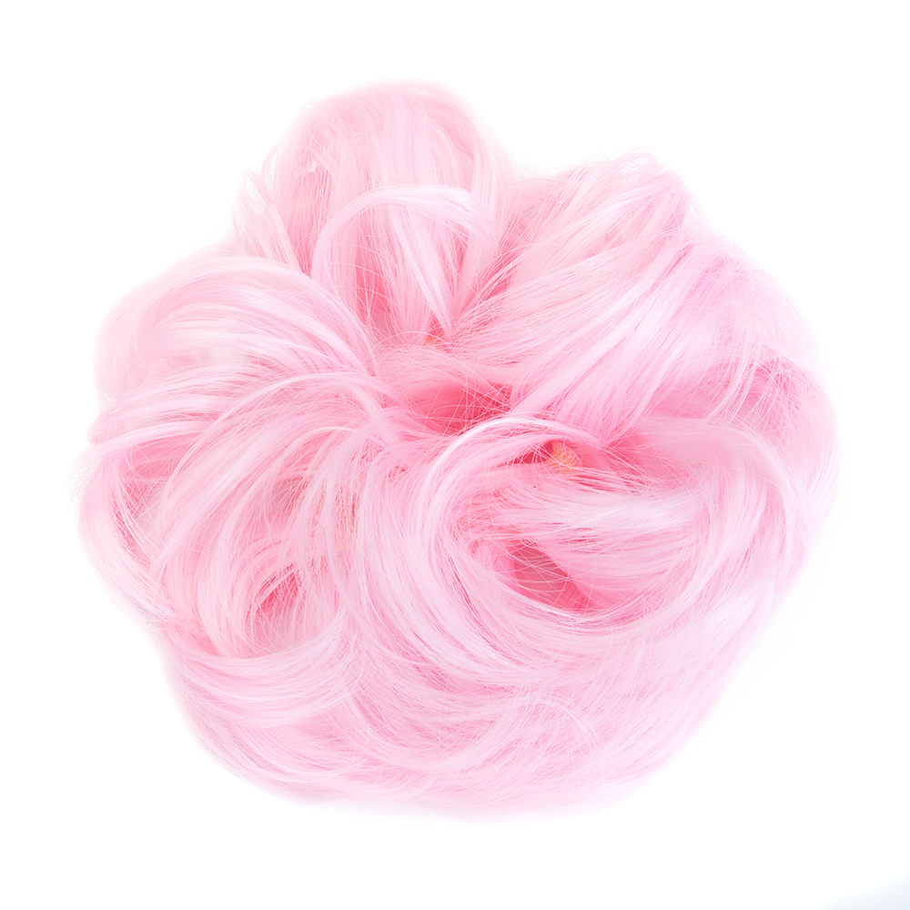 Hair Bun Ponytail Scrunchie Messy Wavy Elastic Band Extension Hairpiece Chignon - Picture 66 of 71