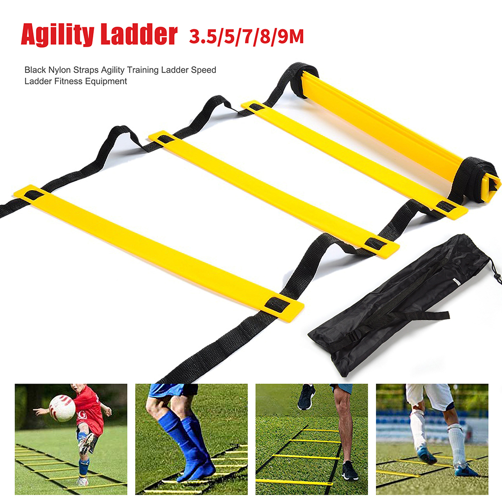 6M Speed Agility Ladder 12-rung Fitness Football Straps 