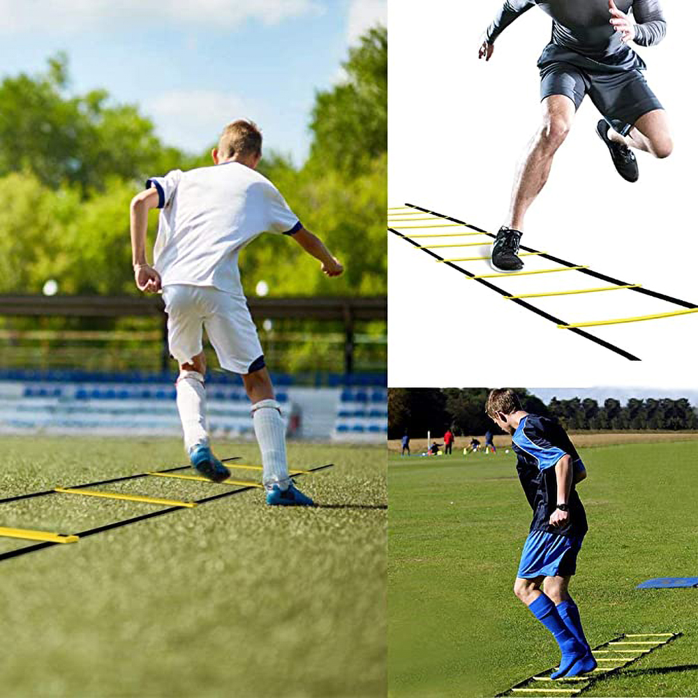 6M Speed Training Ladder Soccer Straps Footwork Fitness 