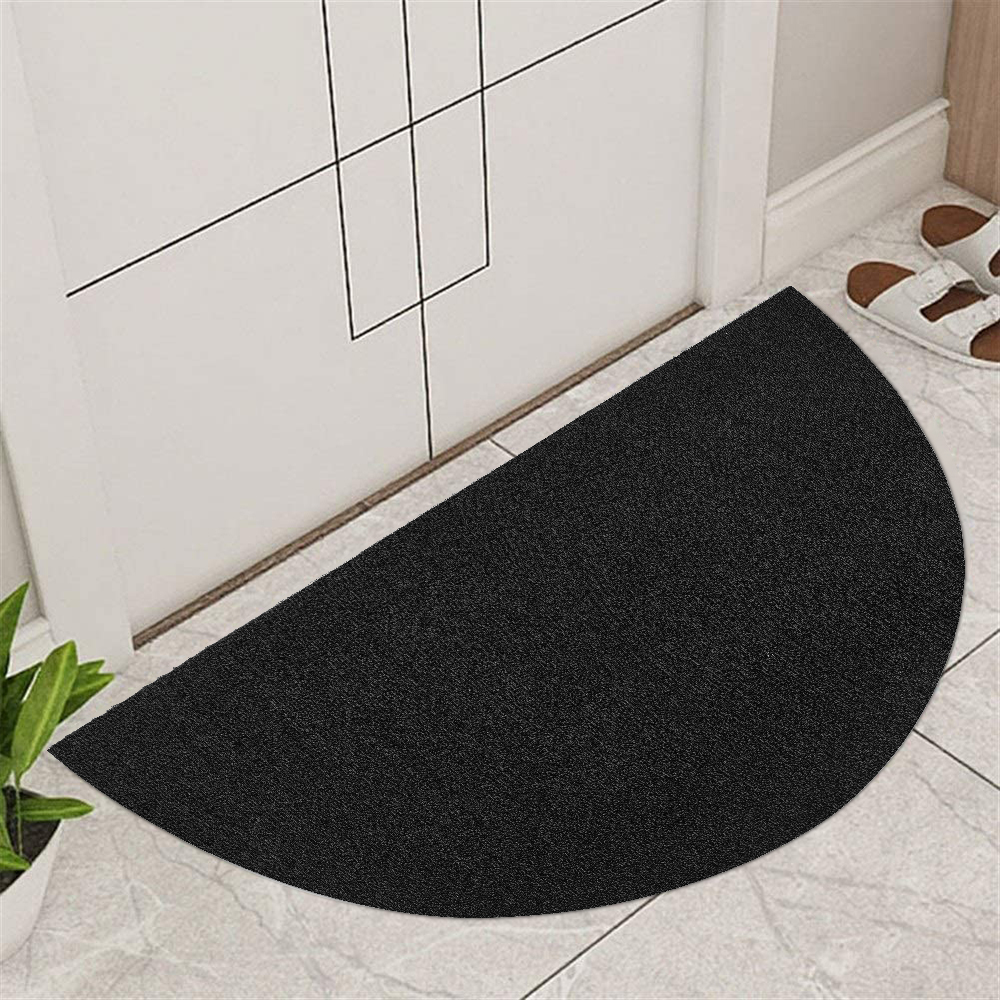 Semi Circle Water Uptake Non Slip Door Mat Entrance D Shape Half Moon Rug US Semi Circle Water Uptake Non Slip Door Mat Entrance D Shape Half Moon Rug US