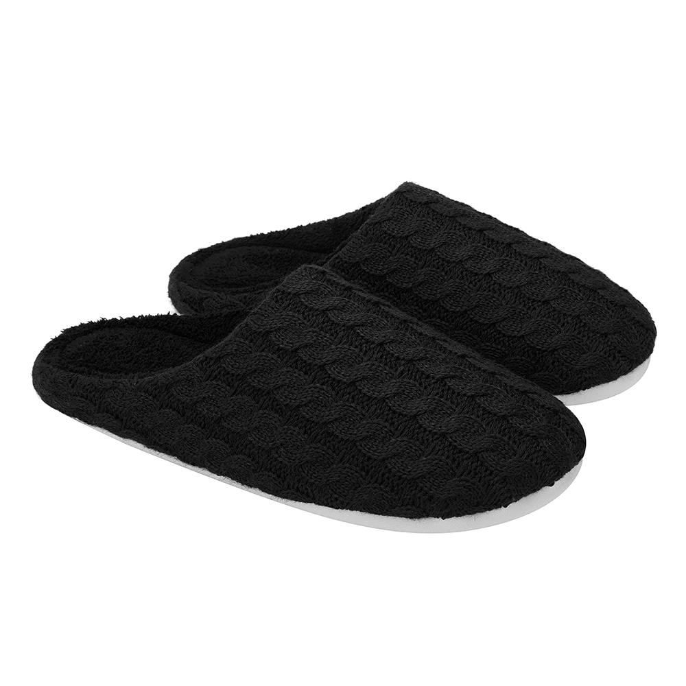 Men Indoor Warm Slippers Comfort Memory Foam Slip on Bedroom House Shoes Comfort - Picture 17 of 21