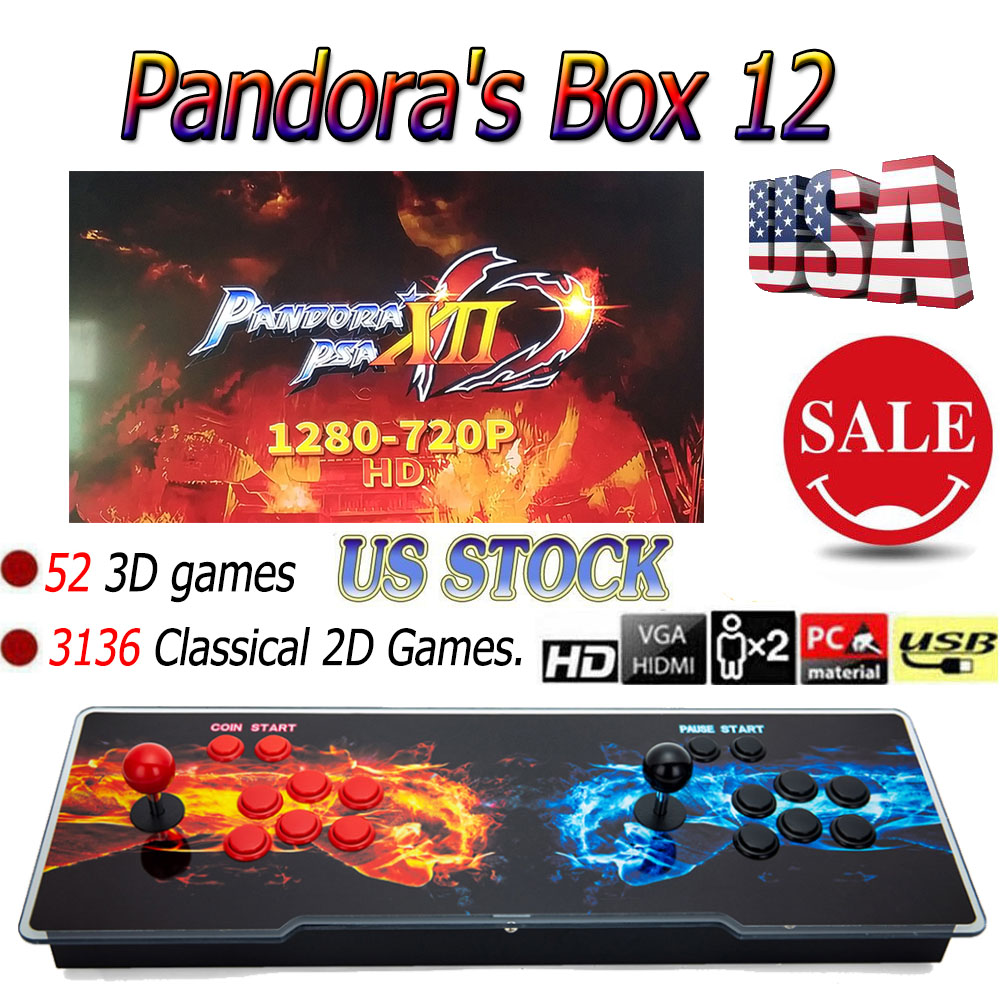 Pandora Box 3D Arcade Game List