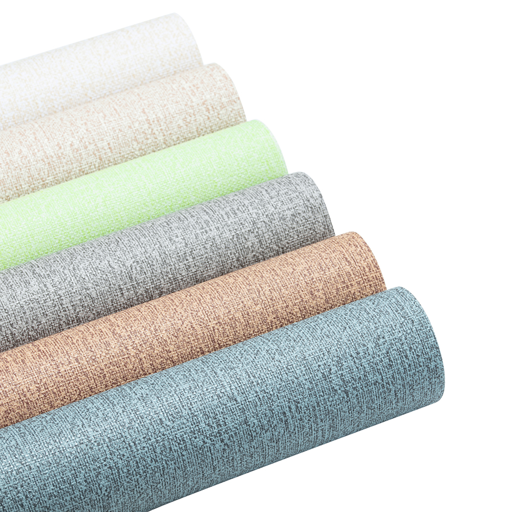 3D Stick Wallpaper Linen Peel Self Adhesive Contact Paper Home Modern