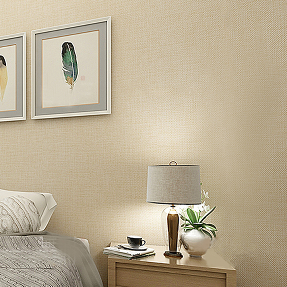 3D Stick Wallpaper Linen Peel Self Adhesive Contact Paper Home Modern