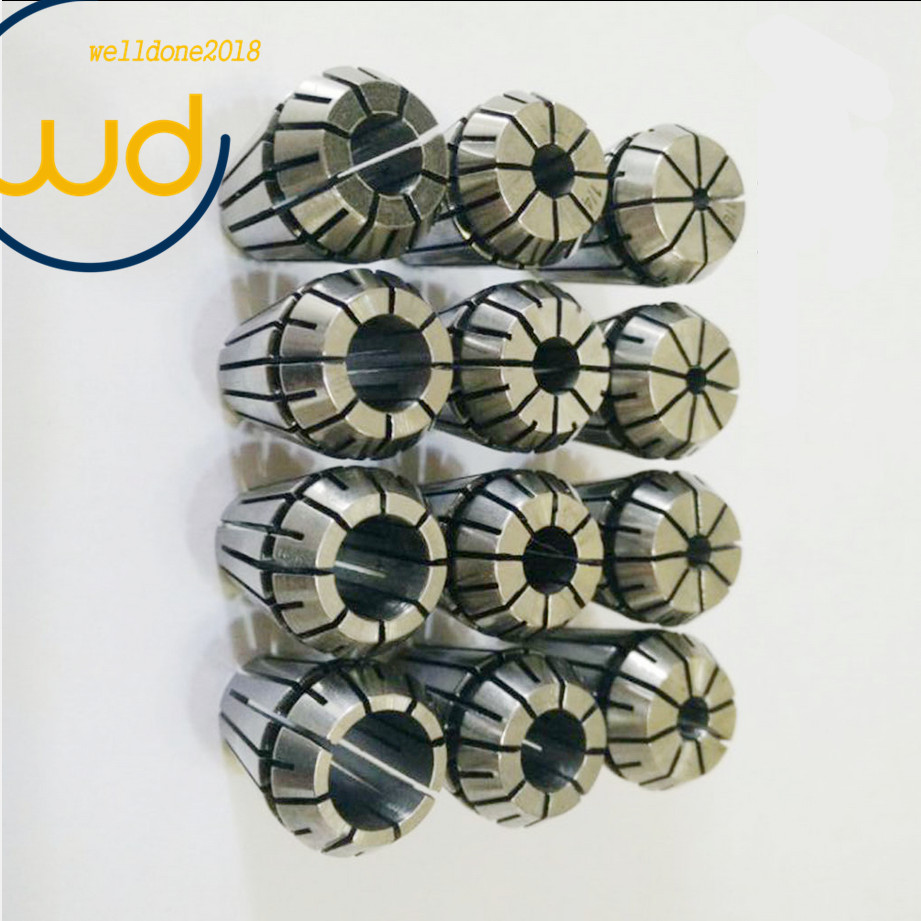 New 12 PCS ER20 1//8/"-1//2/" Super Precision Collets Set With 3//16 1//4 3//8 US