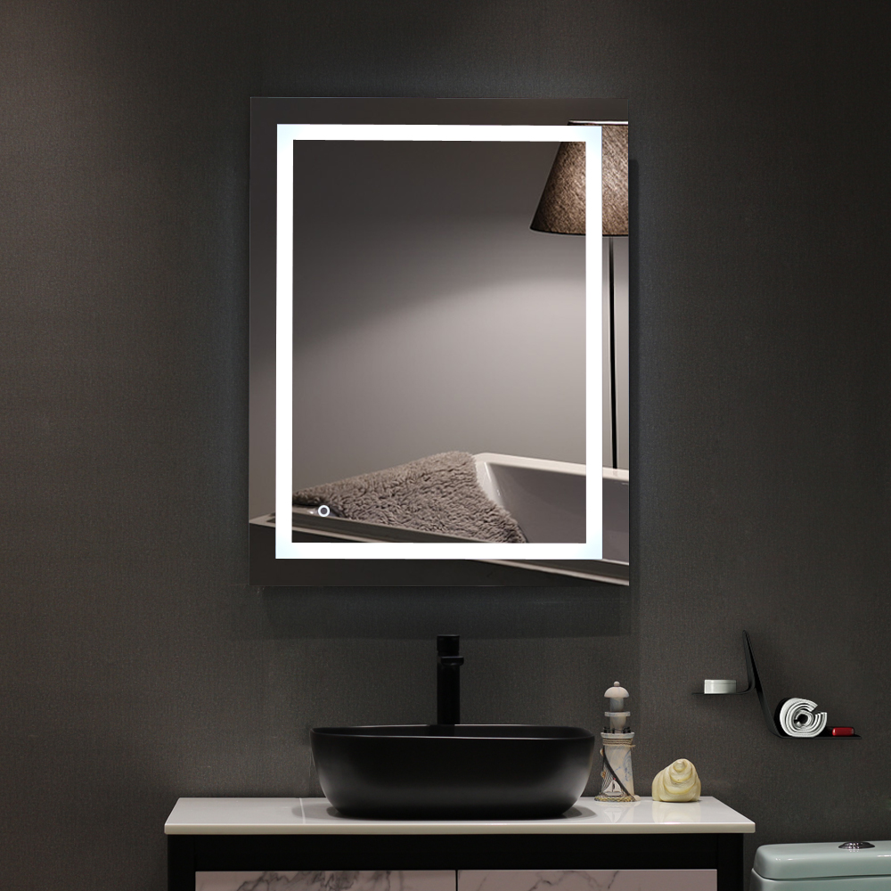 LED Bathroom Mirror Wall Touch Light Vanity Makeup Builtin Light Strip