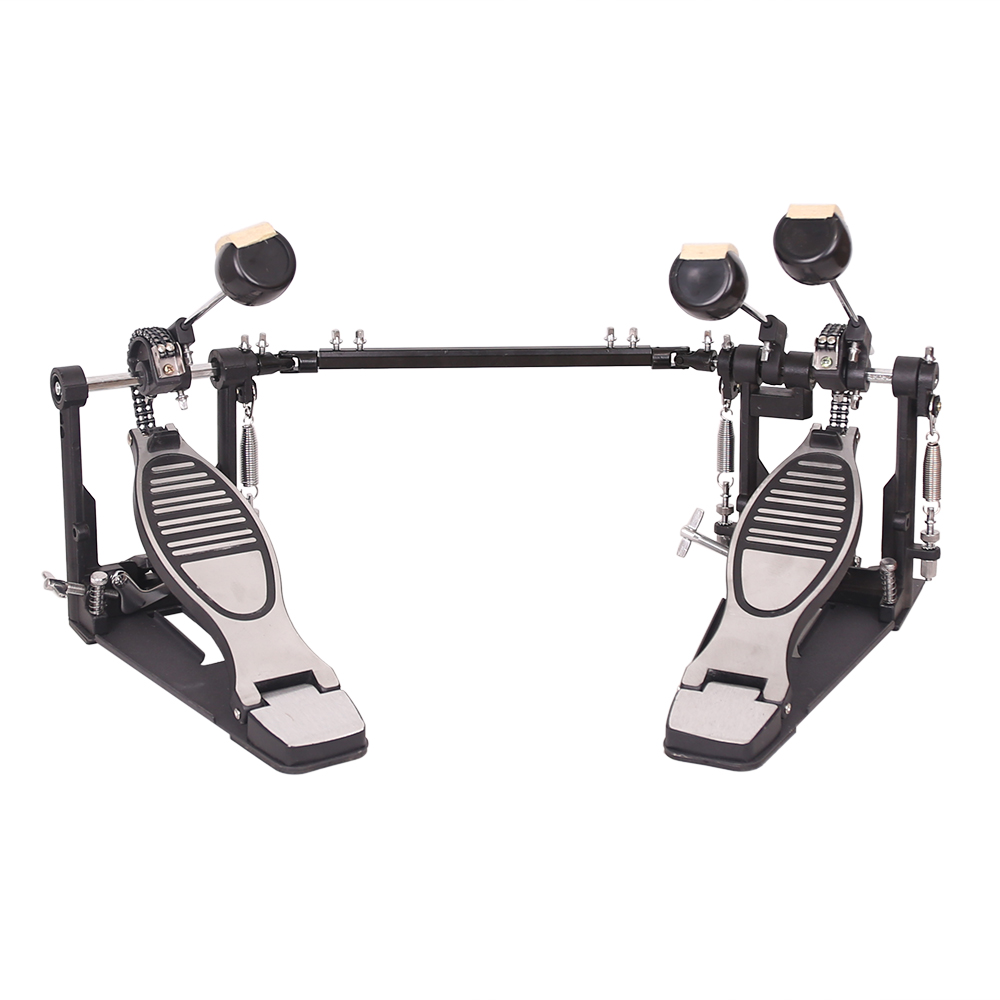 Dual Drum Pedal Double Bass Foot Kick Percussion Drum Set Adjust