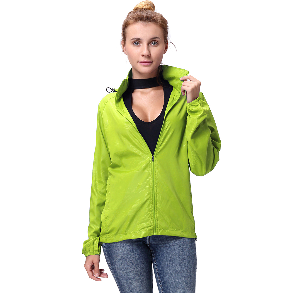 US Women’s Rain Jacket Coat Outdoor Weatherproof Sports Rain Coat ...