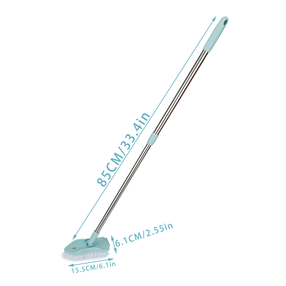 Bathroom Long Handle Wall and Floor Brush Bathtub Shower Tile Cleaning Brush - Picture 13 of 13