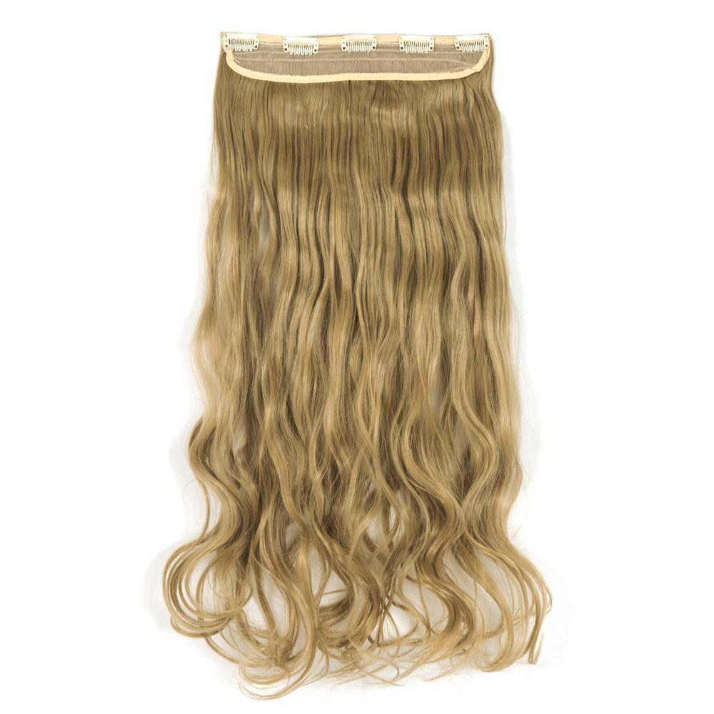 Extensiones de cabello onduladas/rizadas con clip 3/4 cabeza completa 5 clips ¡moda! - Imagen 13 de 56