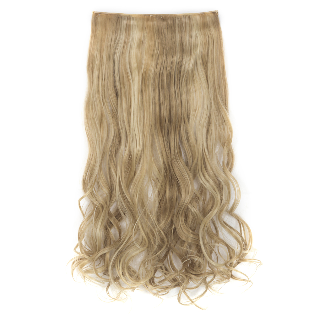 Extensiones de cabello onduladas/rizadas con clip 3/4 cabeza completa 5 clips ¡moda! - Imagen 15 de 56