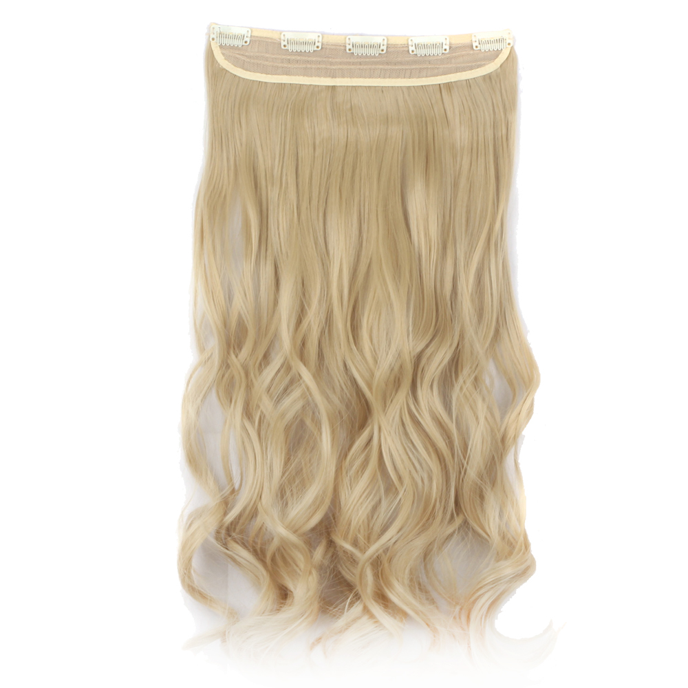 Extensiones de cabello onduladas/rizadas con clip 3/4 cabeza completa 5 clips ¡moda! - Imagen 17 de 56