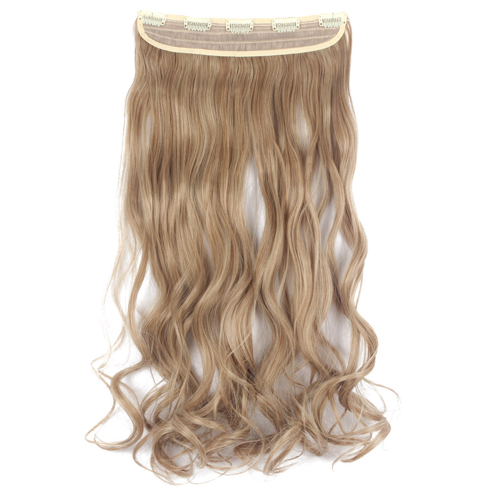 Extensiones de cabello onduladas/rizadas con clip 3/4 cabeza completa 5 clips ¡moda! - Imagen 34 de 56