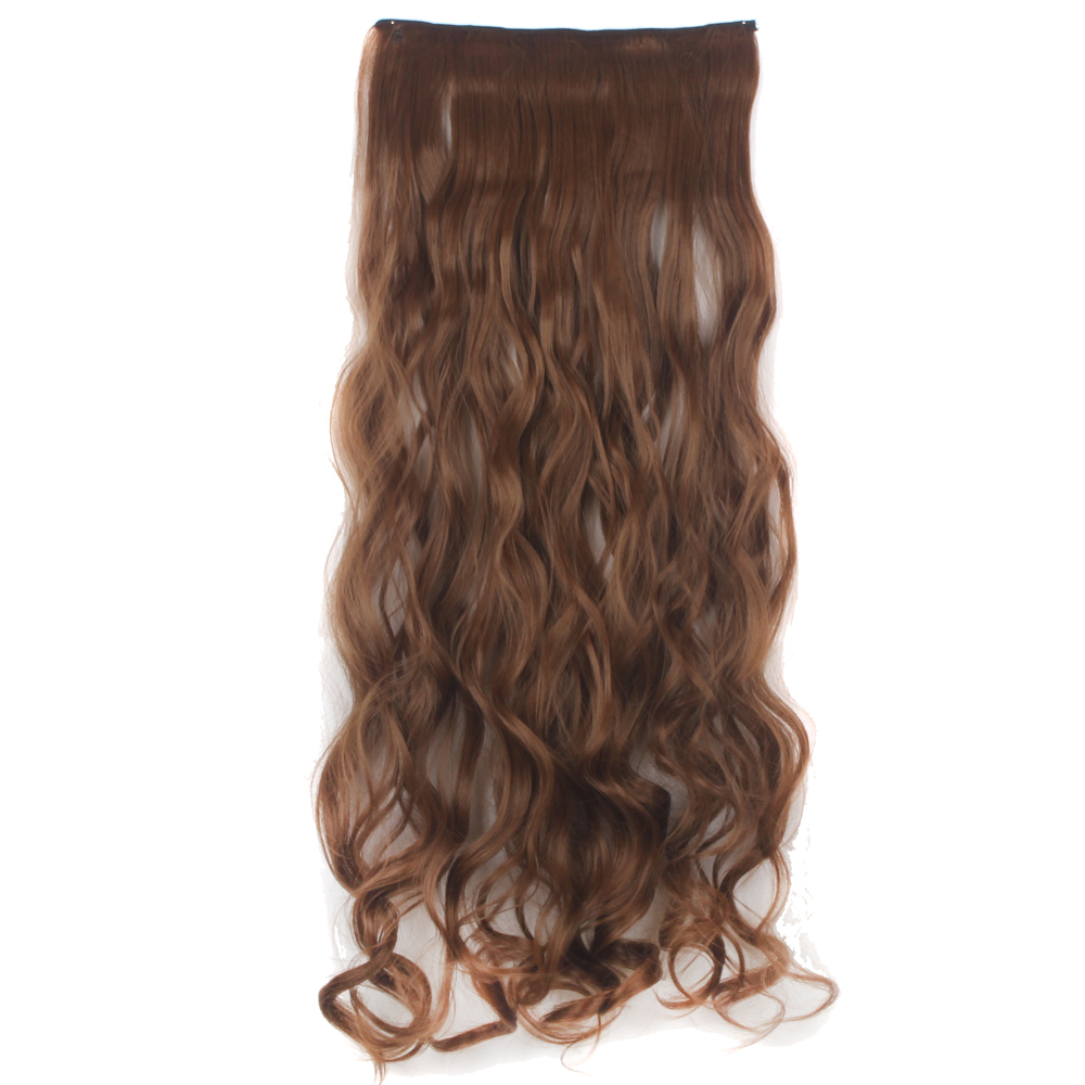 Extensiones de cabello onduladas/rizadas con clip 3/4 cabeza completa 5 clips ¡moda! - Imagen 41 de 56