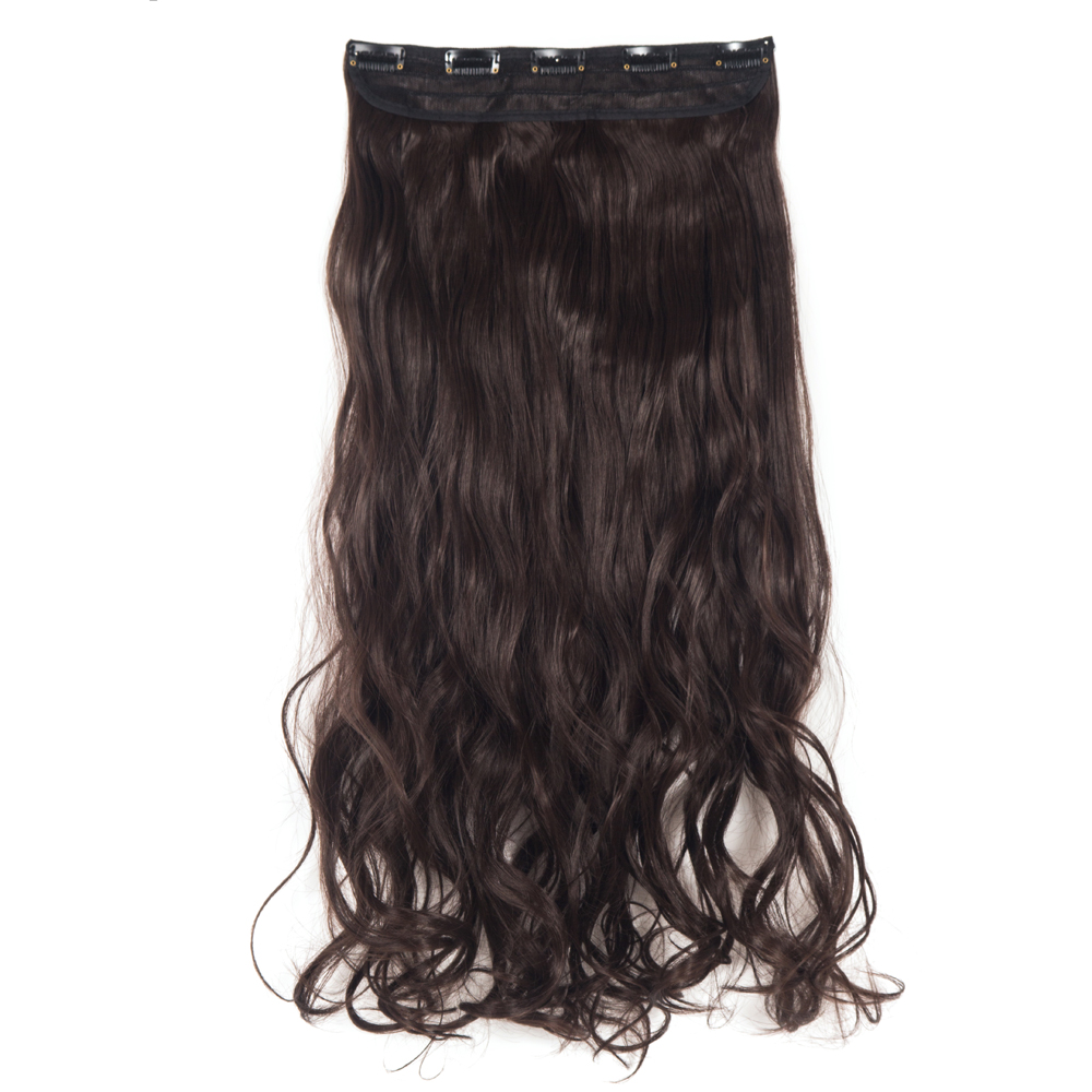 Extensiones de cabello onduladas/rizadas con clip 3/4 cabeza completa 5 clips ¡moda! - Imagen 43 de 56