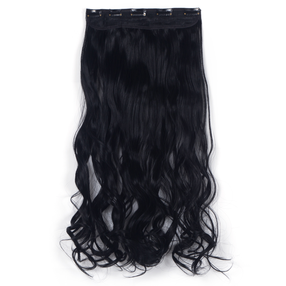 Extensiones de cabello onduladas/rizadas con clip 3/4 cabeza completa 5 clips ¡moda! - Imagen 45 de 56