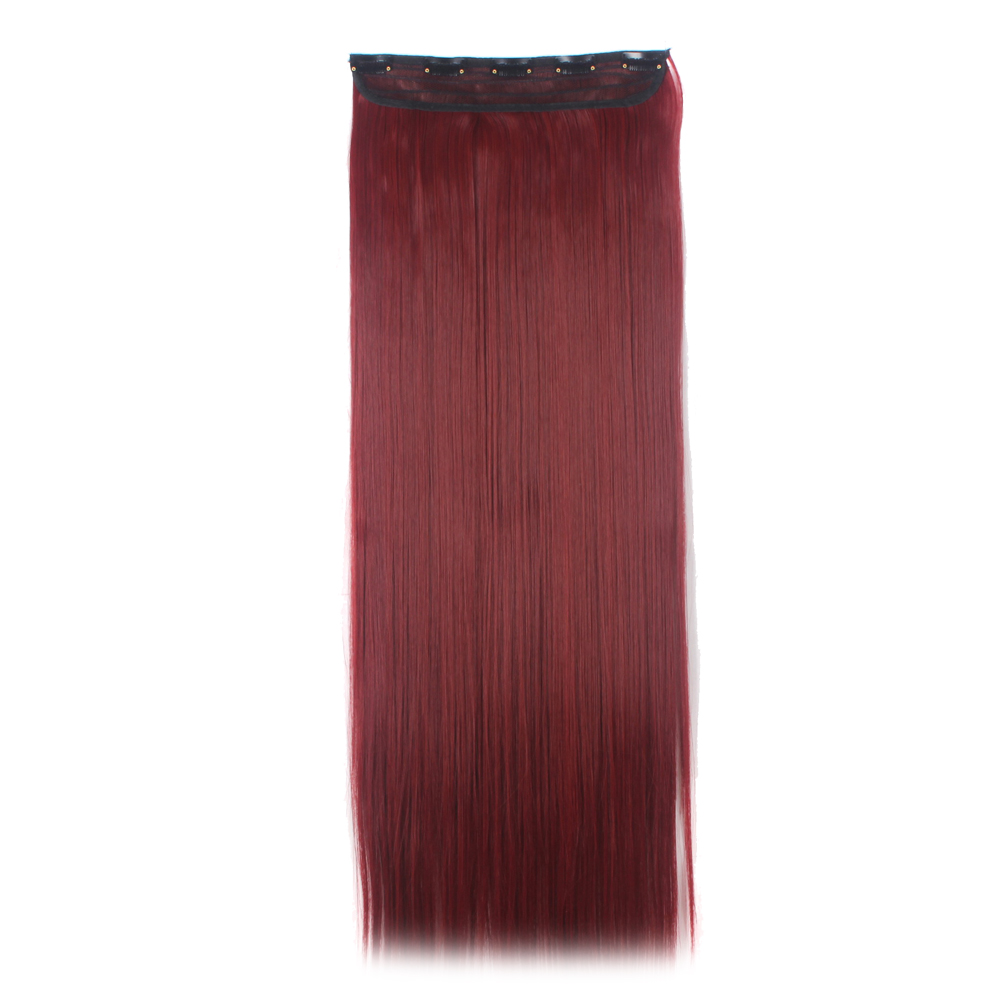Extensiones de cabello onduladas/rizadas con clip 3/4 cabeza completa 5 clips ¡moda! - Imagen 49 de 56