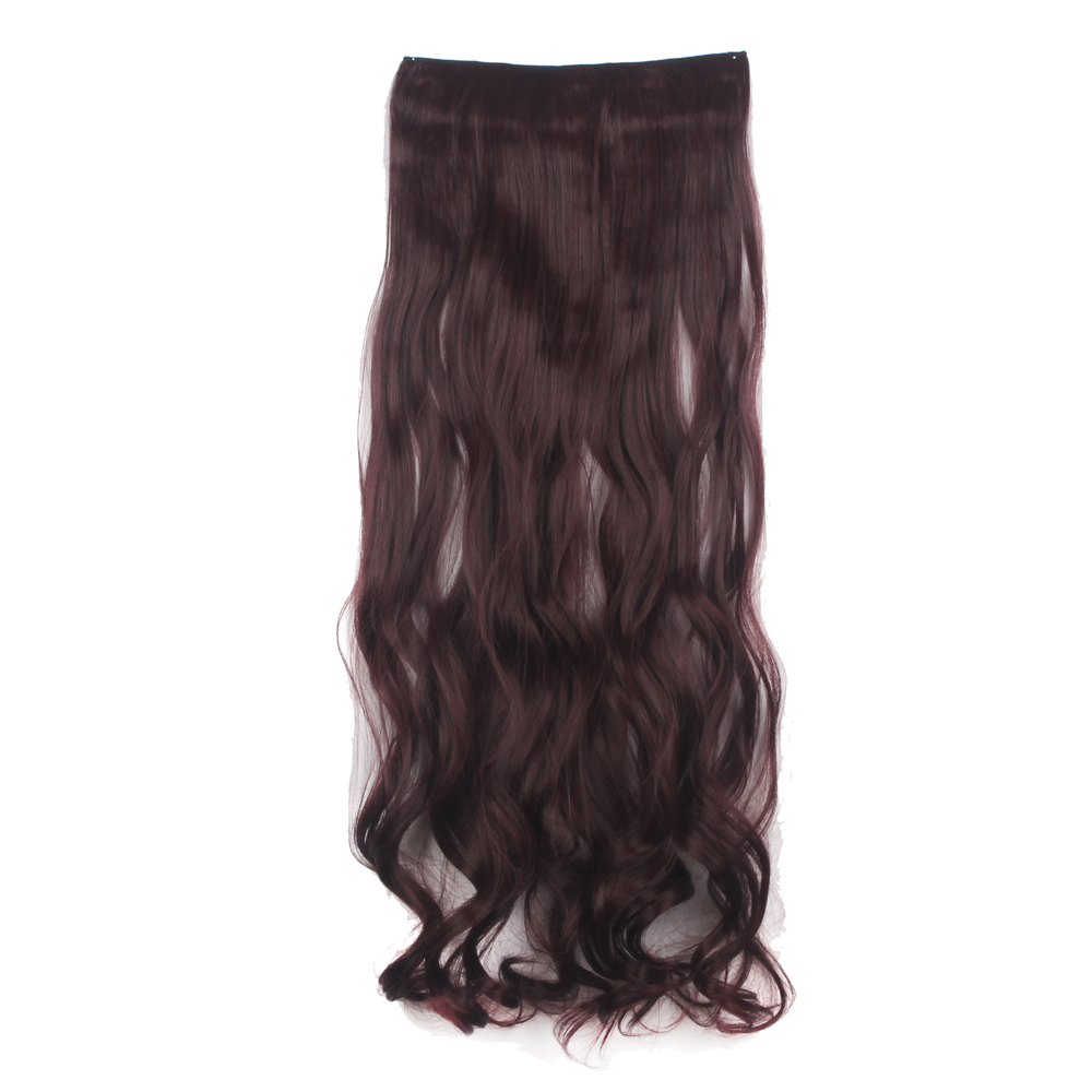 Extensiones de cabello onduladas/rizadas con clip 3/4 cabeza completa 5 clips ¡moda! - Imagen 56 de 56