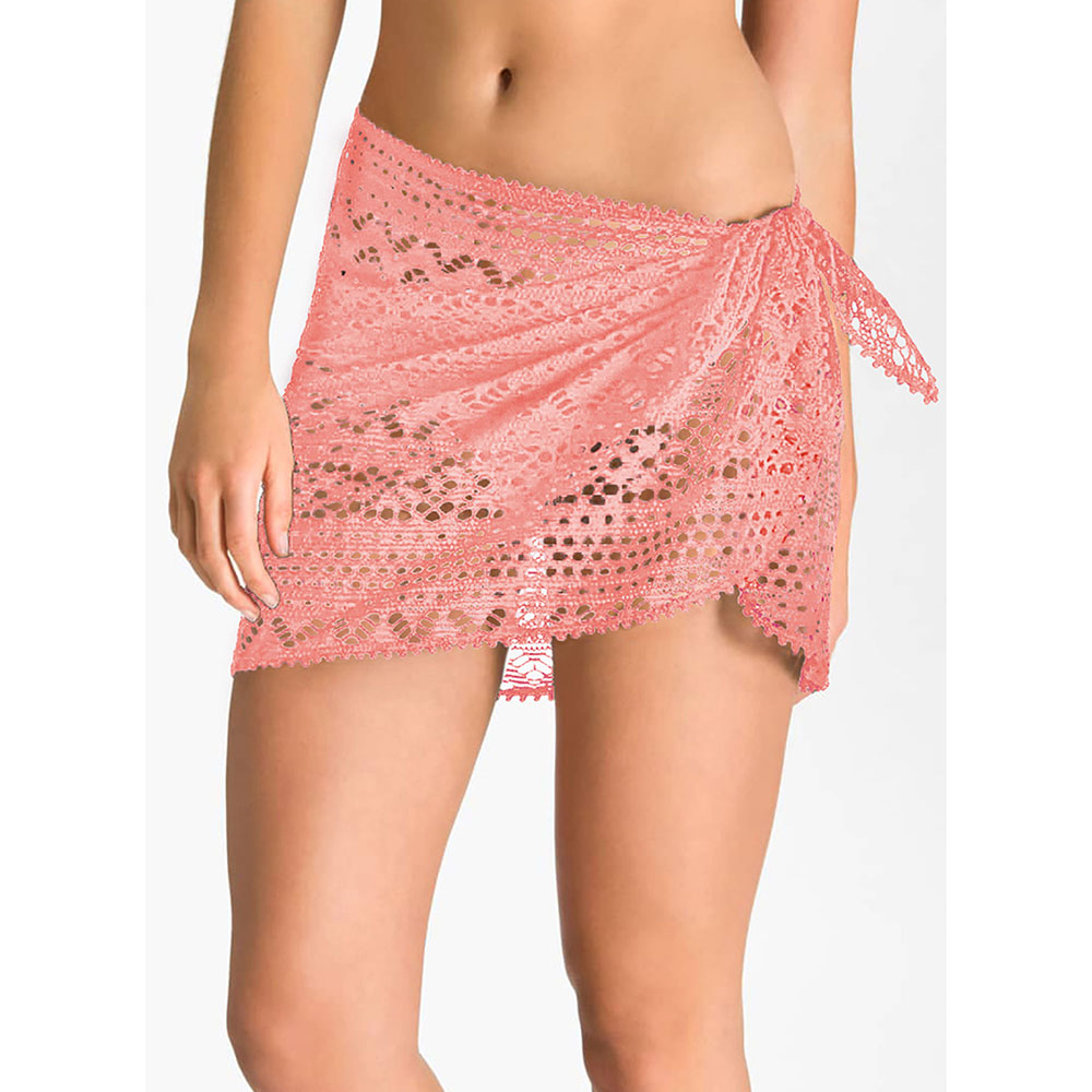 Ladys Beach Skirt Womens Short Wrap Bikini Cover Up Summer Sexy Dress Swimwear - Picture 14 of 15