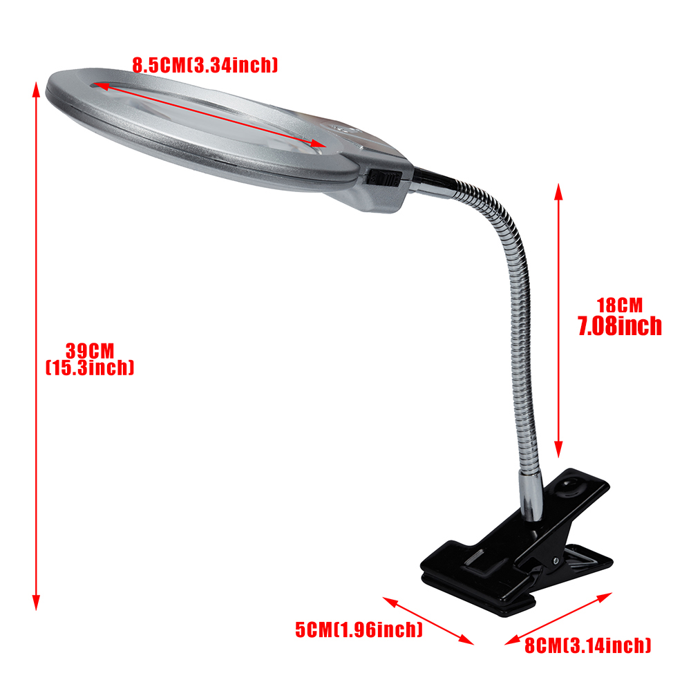 LED Light with Magnifiers for Diamond Painting Cross Stitch Tool