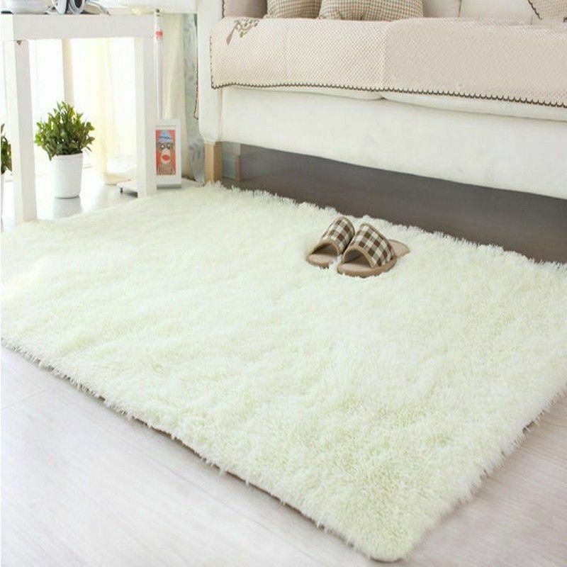Fluffy Large Rugs Anti-Slip HAIRY RUG Soft Carpet Mats Living Room Floor Bedroom - Picture 15 of 22