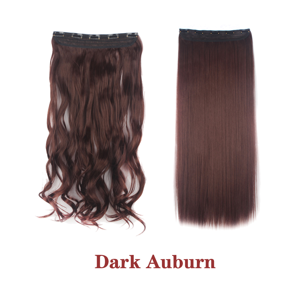 Straight Wavy Curly Clip In Synthetic Hair Extension Ponytail Claw Real As Human - 第 17/32 張圖片