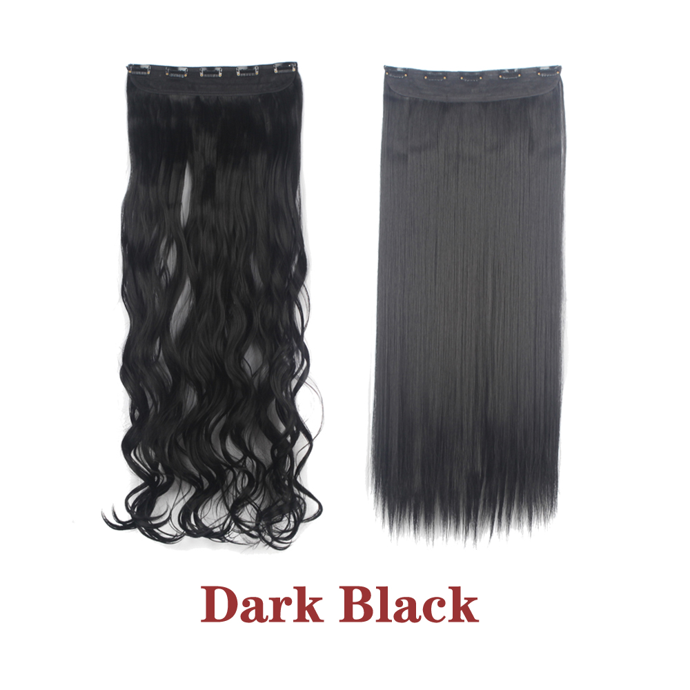 Straight Wavy Curly Clip In Synthetic Hair Extension Ponytail Claw Real As Human - 第 18/32 張圖片