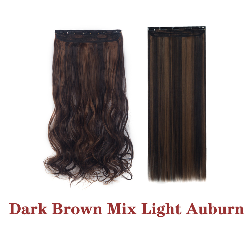 Straight Wavy Curly Clip In Synthetic Hair Extension Ponytail Claw Real As Human - 第 21/32 張圖片