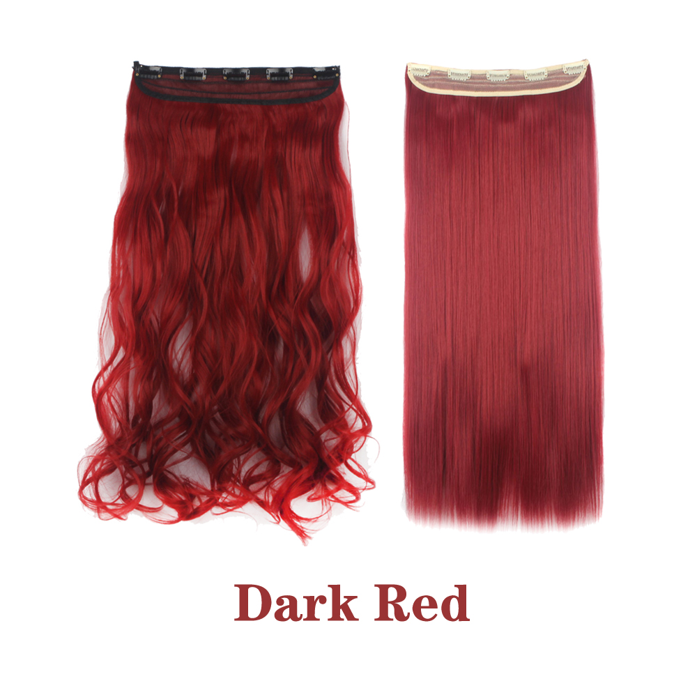 Straight Wavy Curly Clip In Synthetic Hair Extension Ponytail Claw Real As Human - 第 22/32 張圖片