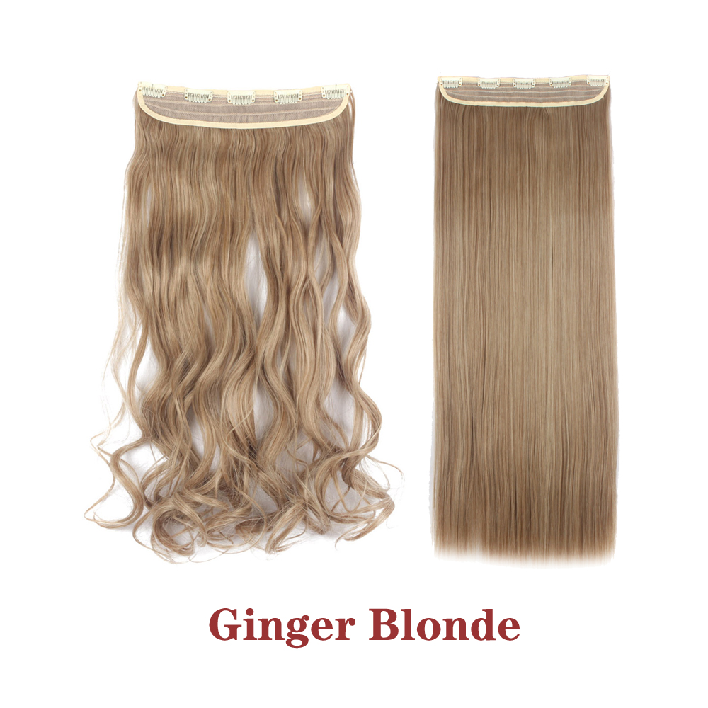 Straight Wavy Curly Clip In Synthetic Hair Extension Ponytail Claw Real As Human - 第 23/32 張圖片