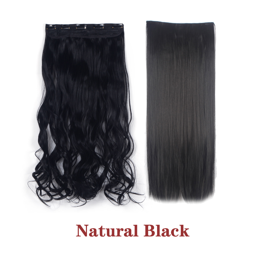 Straight Wavy Curly Clip In Synthetic Hair Extension Ponytail Claw Real As Human - 第 28/32 張圖片