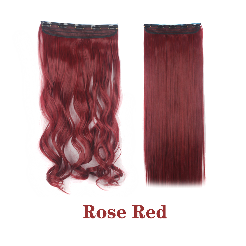 Straight Wavy Curly Clip In Synthetic Hair Extension Ponytail Claw Real As Human - 第 29/32 張圖片