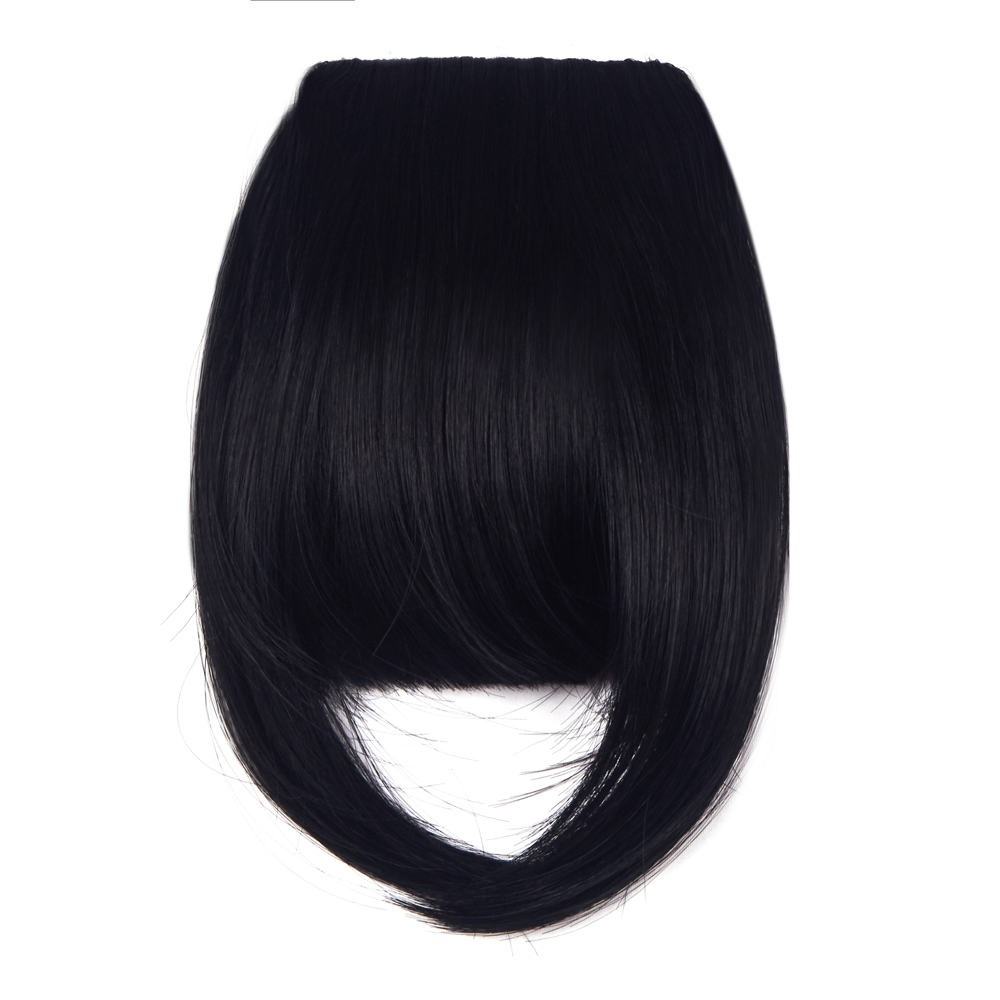 Girl Straight Synthetic Hair Fringe Bang Hairpiece Clip-In Front Hair Extension - Picture 13 of 24