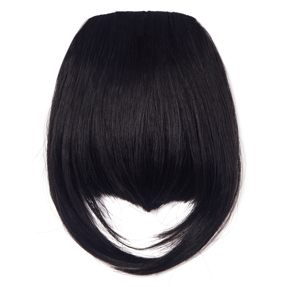 Girl Straight Synthetic Hair Fringe Bang Hairpiece Clip-In Front Hair Extension - Picture 14 of 24