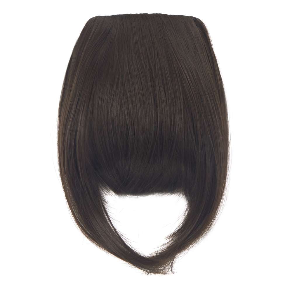 Girl Straight Synthetic Hair Fringe Bang Hairpiece Clip-In Front Hair Extension - Picture 15 of 24