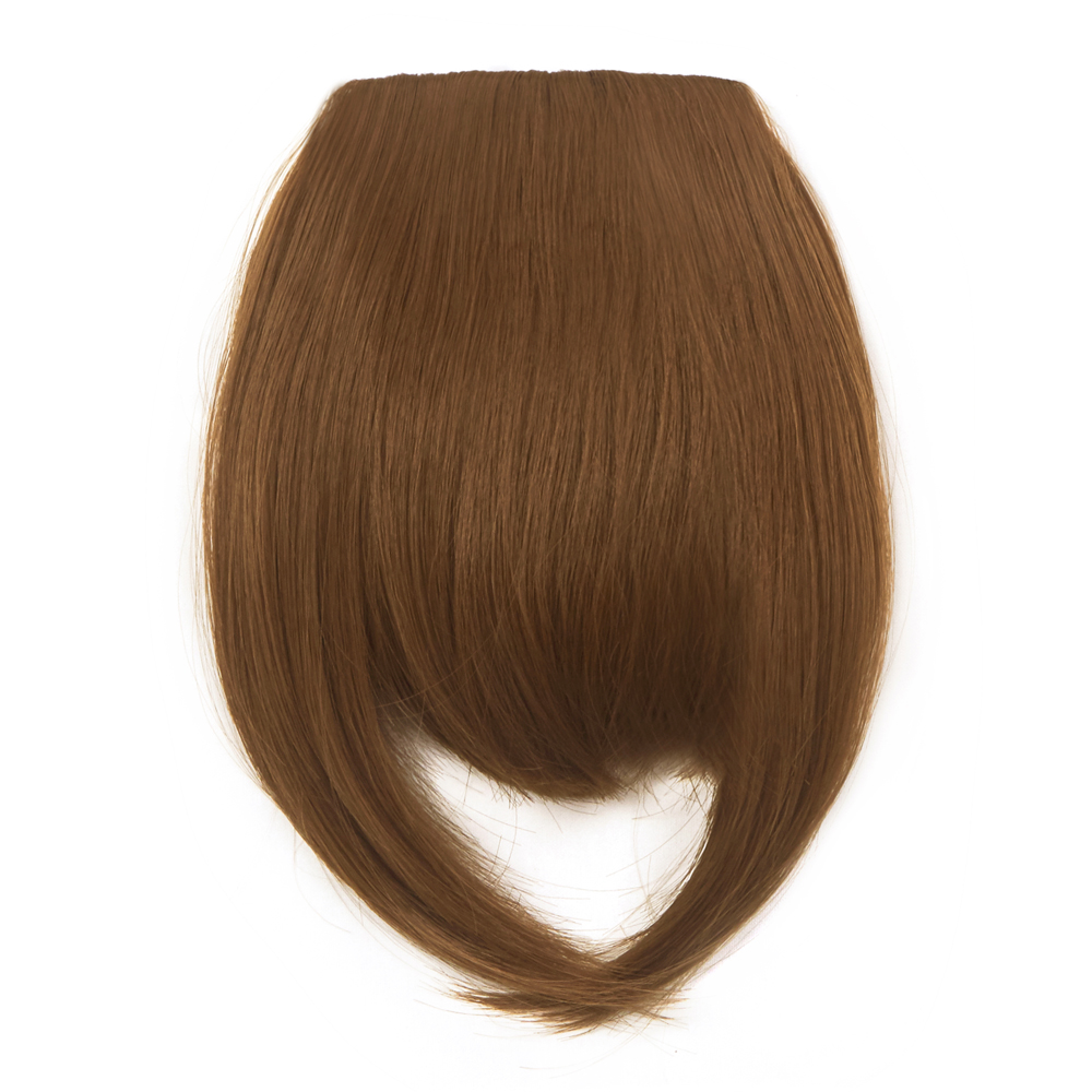 Girl Straight Synthetic Hair Fringe Bang Hairpiece Clip-In Front Hair Extension - Picture 18 of 24
