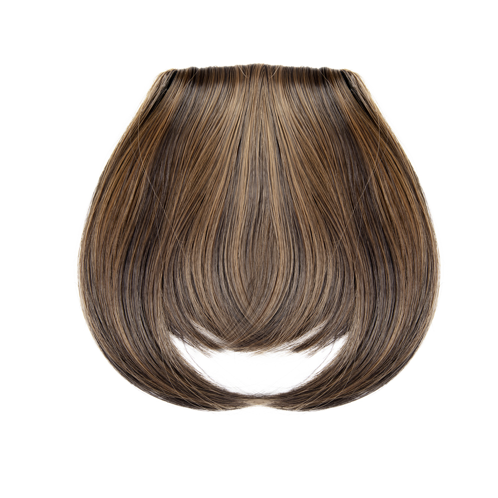 Girl Straight Synthetic Hair Fringe Bang Hairpiece Clip-In Front Hair Extension - Picture 23 of 24