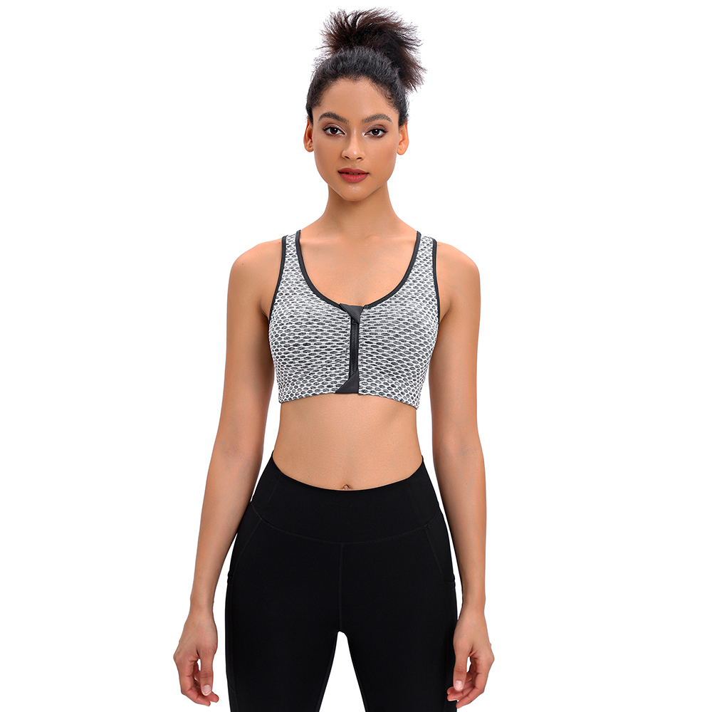 Women Custom Seamless Sports Bra Wire Free Comfort Support Workout Yoga Top Vest - Picture 14 of 18